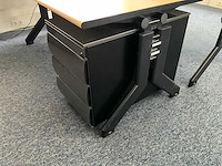 Kembo - bureaus (2x) 160x80 cm met archiefkast (2x) 200x50x75 cm - afbeelding 12 van  14