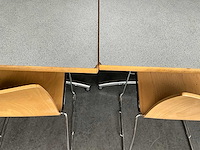 Kembo - kantinetafels (4x) 160x80x73 cm en stoelen - afbeelding 2 van  10