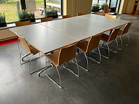 Kembo - kantinetafels (4x) 160x80x73 cm en stoelen - afbeelding 4 van  10