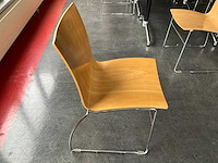 Kembo - kantinetafels (4x) 160x80x73 cm en stoelen - afbeelding 7 van  10
