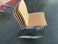 Kembo - kantinetafels (4x) 160x80x73 cm en stoelen - afbeelding 8 van  10