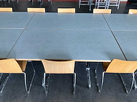 Kembo - kantinetafels (6x) 160x80x73 cm en stoelen - afbeelding 5 van  10