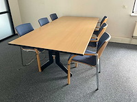 Kembo - tafel (240x120x74 cm) met 6 stoelen - afbeelding 1 van  7