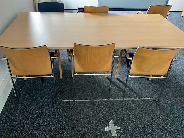 Kembo - tafel (240x120x74 cm) met 6 stoelen - afbeelding 7 van  7