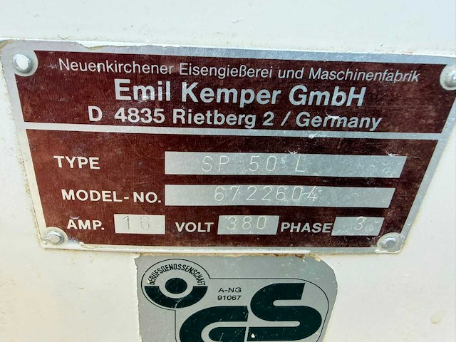 Kemper - sp 50 l - spiraalkneder - afbeelding 5 van  5
