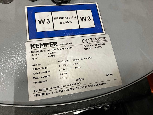 Kemper 65850 lasdampafzuiginstallatie (onderdelen) - afbeelding 4 van  4