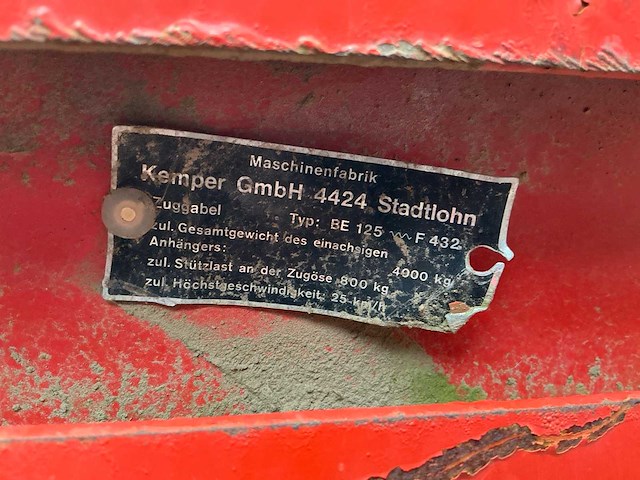 Kemper be-125 balentransportwagen - afbeelding 6 van  20