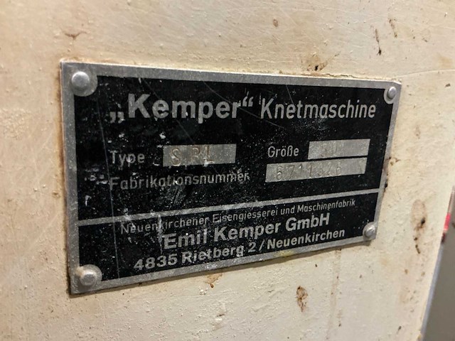 Kemper spl spiraalkneder - afbeelding 6 van  6