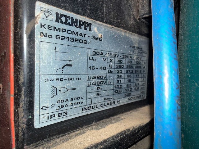 Kempi - kempomat 320 - mig lasapparaat - afbeelding 4 van  4