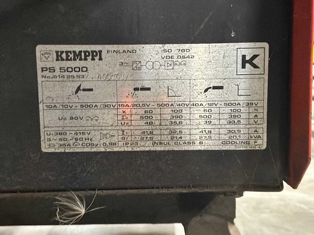 Kempi ps5000 mig lasapparaat - afbeelding 5 van  5