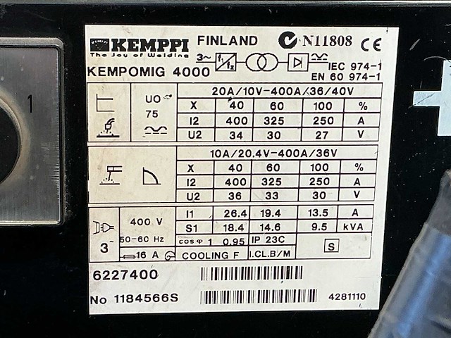Kempii kempomig feed400 lasapparaat - afbeelding 4 van  13
