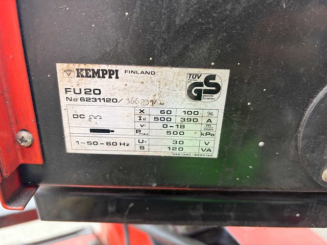 Kemppi elektrode/mig las-kar - afbeelding 5 van  40