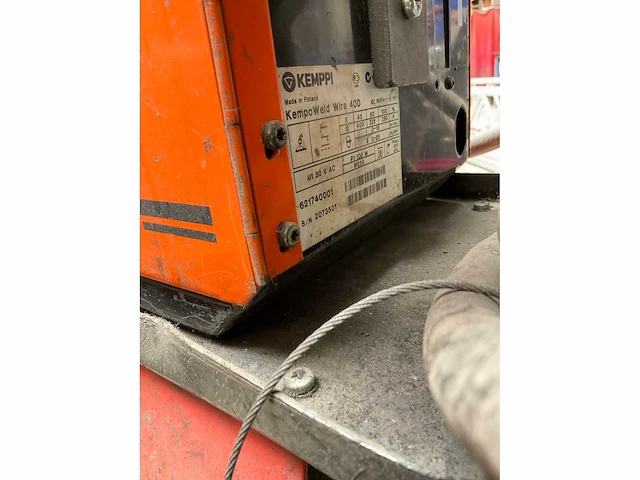 Kemppi kempoweld 3200, wire 400 mig mag lasapparaat - afbeelding 8 van  8