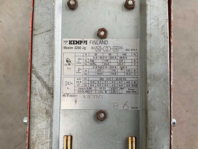 Kemppi master 2200 lasapparaat - afbeelding 5 van  5