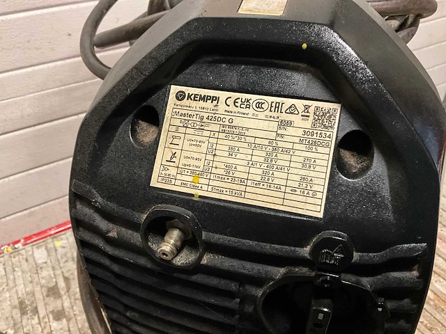 Kemppi mastertig 425 dc tig-lasmachine - afbeelding 7 van  7