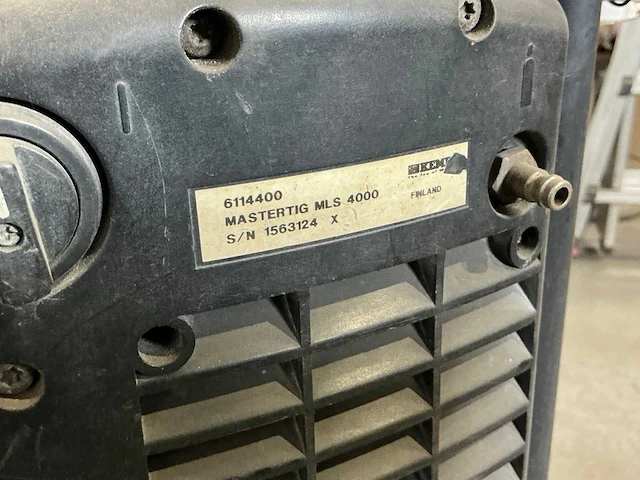 Kemppi mastertig mls 4000 400a tig-lasmachine - afbeelding 8 van  9