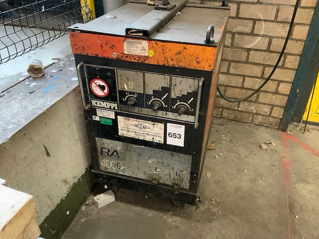 Kemppi ra400 mig lasapparaat met aanvoerunit op bovenloopsysteem - afbeelding 5 van  11