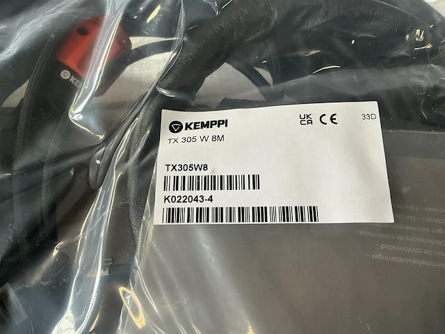 Kemppi tx 305w8 slangenpakket - afbeelding 2 van  5