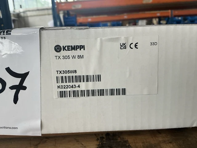 Kemppi tx 305w8 slangenpakket - afbeelding 5 van  5