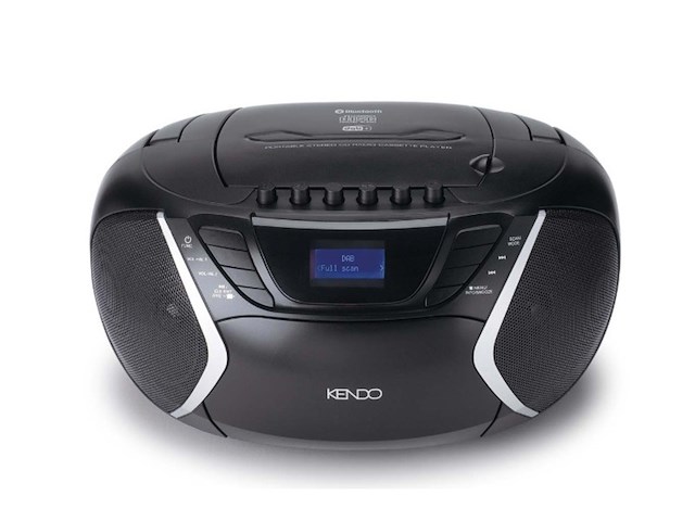 Kendo boombox dab+ 25ex zwart - afbeelding 1 van  3