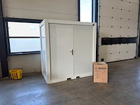 Kenner group combi 2 mobiele toiletcontainer / sanitair unit – compleet met toilet en leidingwerk