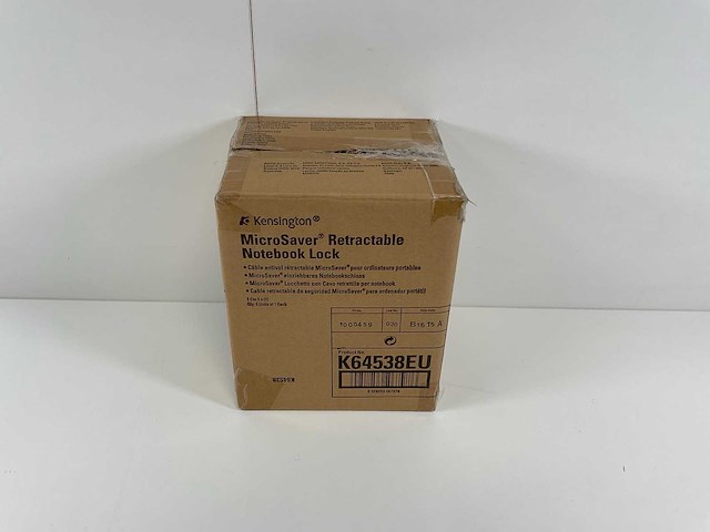 Kensington (k64538eu) microsaver keyed retractable laptop locks (new) (15x) - afbeelding 3 van  7