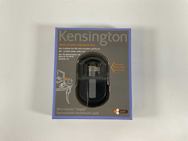 Kensington (k64538eu) microsaver keyed retractable laptop locks (new) (15x) - afbeelding 5 van  7