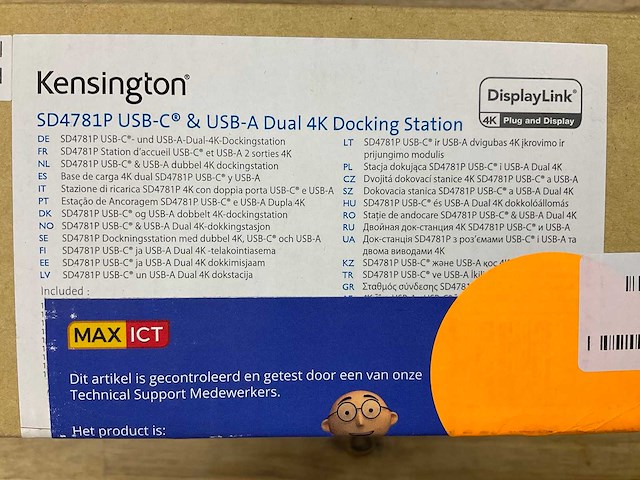 Kensington sd4781p docking station - afbeelding 2 van  2
