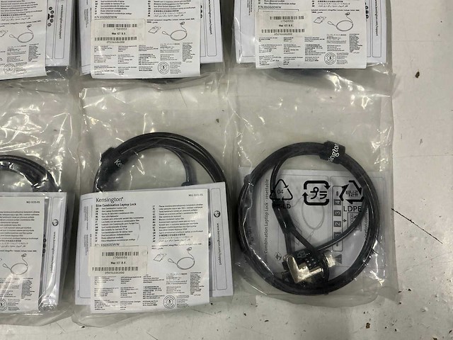 Kensington slim combination laptop locks (6x) - afbeelding 2 van  2