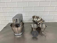 Kenwood - rvs keukenmachine met toebehoren - afbeelding 1 van  3