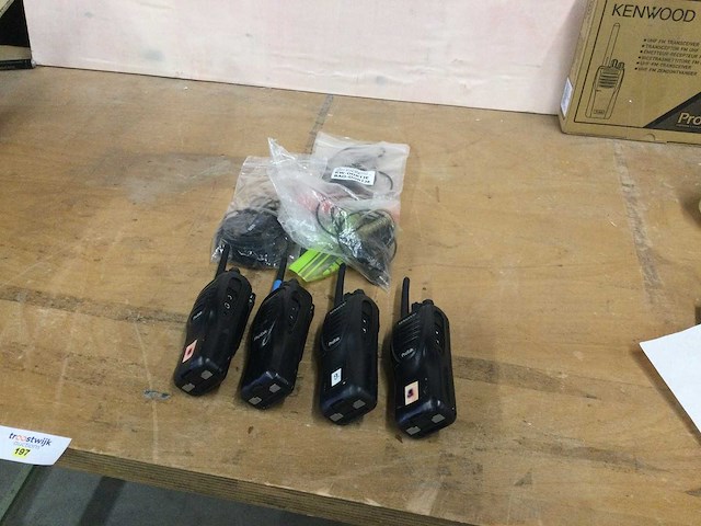 Kenwood - walkie-talkies (4x) - afbeelding 1 van  5