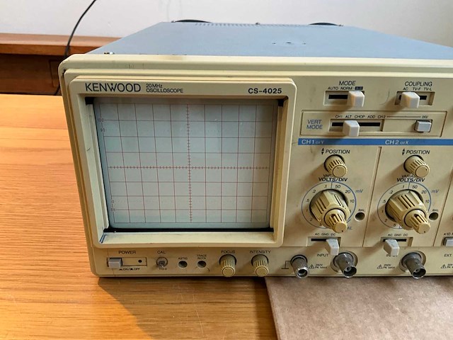 Kenwood cs-4025 oscilloscope - afbeelding 5 van  10