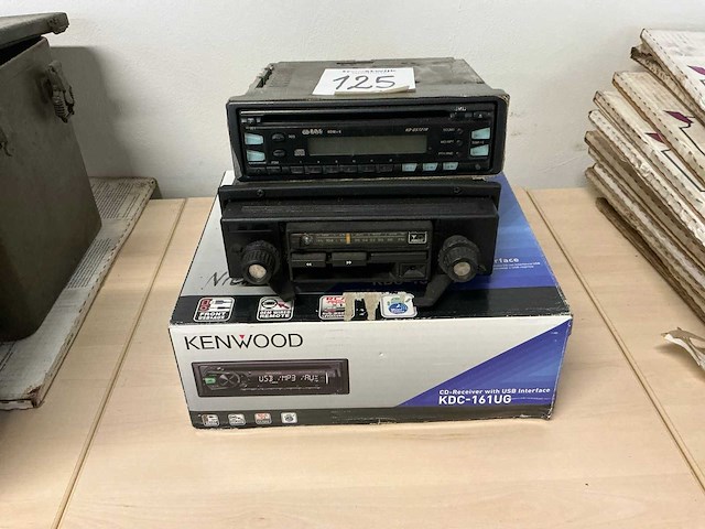 Kenwood kdc-161ug car audio & video (3x) - afbeelding 1 van  2