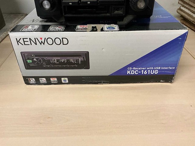 Kenwood kdc-161ug car audio & video (3x) - afbeelding 2 van  2