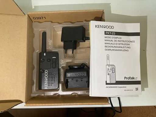 Kenwood pkt-23 licentievrije portofoon (4x) - afbeelding 3 van  7