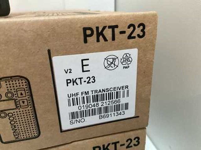 Kenwood pkt-23 licentievrije portofoon (4x) - afbeelding 5 van  7