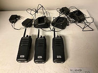 Kenwood protalk digital walkie-talkie (3x) - afbeelding 1 van  2