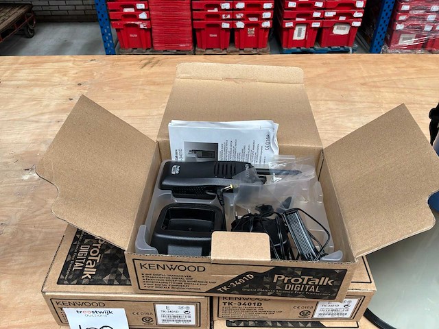 Kenwood tk-3401d walkie-talkie (5x) - afbeelding 3 van  3