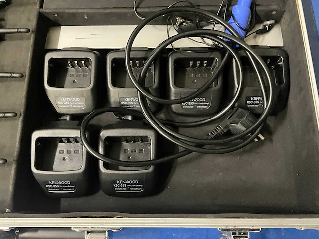 Kenwood tk-3401d walkie-talkie (6x) - afbeelding 3 van  6