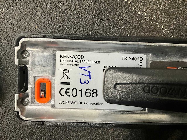 Kenwood tk-3401d walkie-talkie (6x) - afbeelding 5 van  6