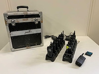 Kenwood tk-3601d portofoon in koffer (12x) - afbeelding 1 van  9