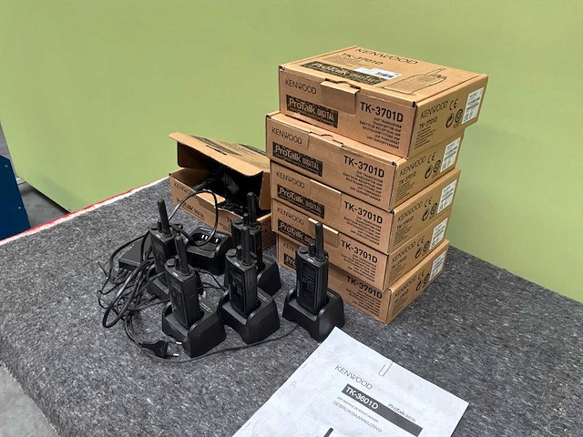 Kenwood tk-3701d / tk-3601d portofoons (5x) - afbeelding 6 van  6
