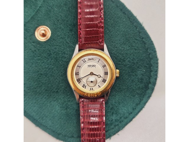 Kenzo kn-7503 goldplated dameshorloge - afbeelding 1 van  6