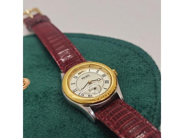 Kenzo kn-7503 goldplated dameshorloge - afbeelding 3 van  6