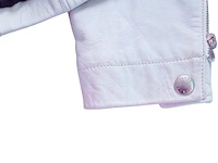 Kenzo paris witte leren jas - afbeelding 4 van  6