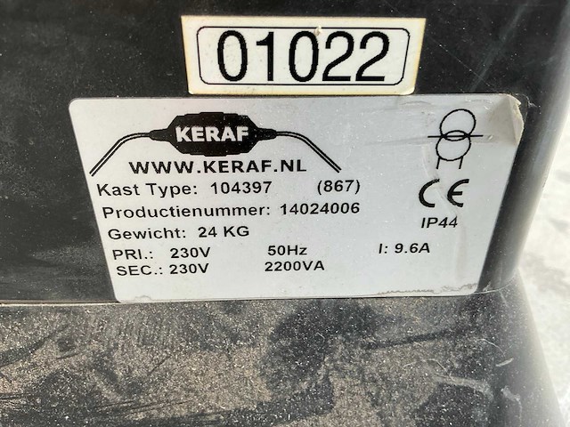 Keraf 104397 scheidingstrafo - afbeelding 4 van  5