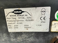 Keraf 3000va scheidingstrafo (2x) - afbeelding 3 van  6