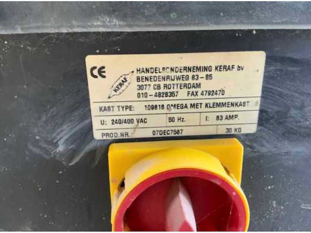 Keraf bouwaansluitkast - afbeelding 3 van  3