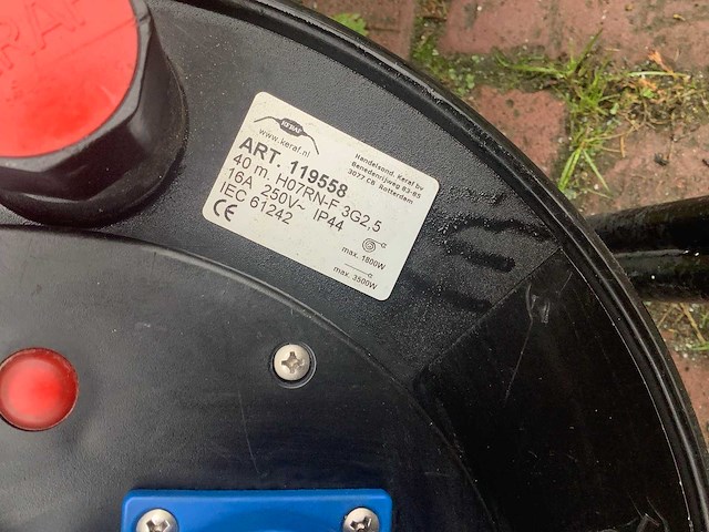 Keraf h07rn-f 3g2,5 verlengkabelhaspel - afbeelding 4 van  4
