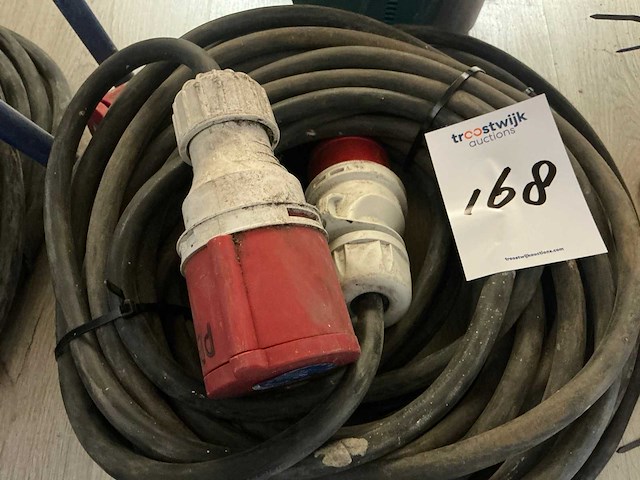Keraf krachtstroom kabel (2x) - afbeelding 2 van  2